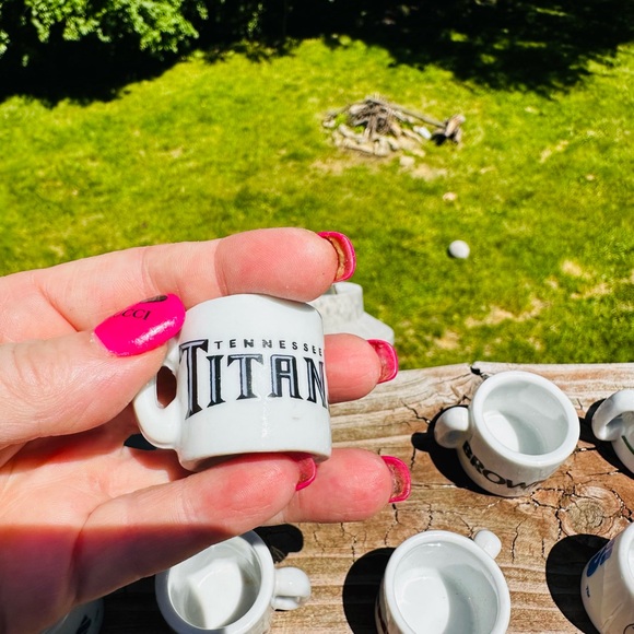 NFL Team Logo Thimble Mini Mug Set (16 teams) vintage - Picture 8 of 14